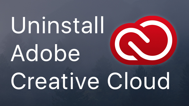 Adobe creative cloud uninstall app mac os